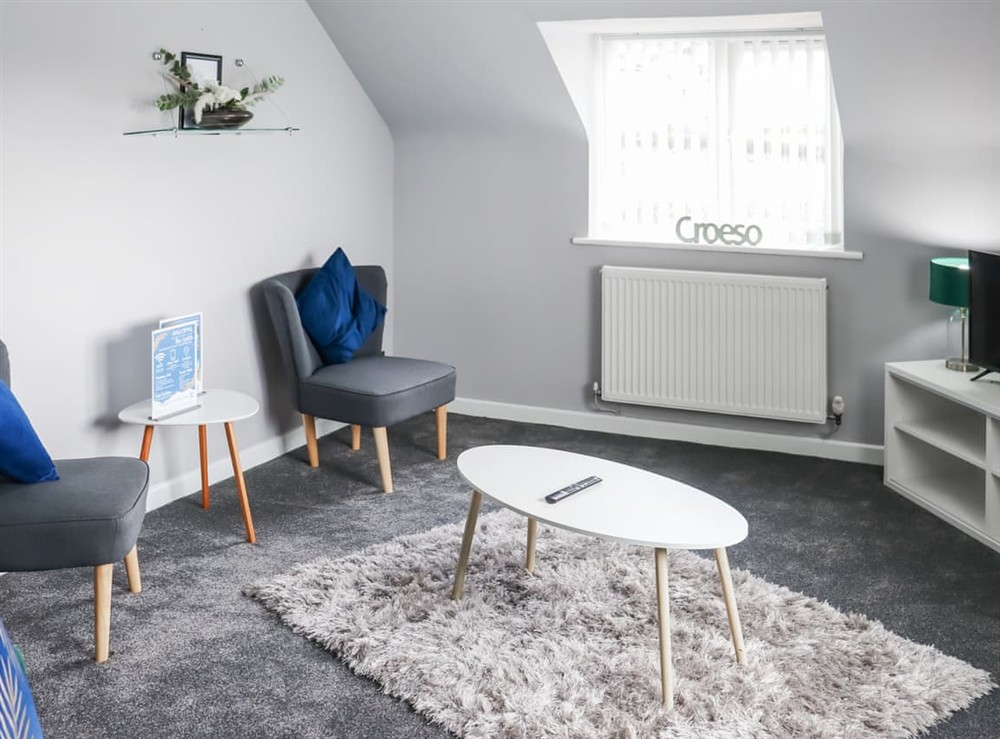 Living area at The Cwtch in Narberth, Dyfed