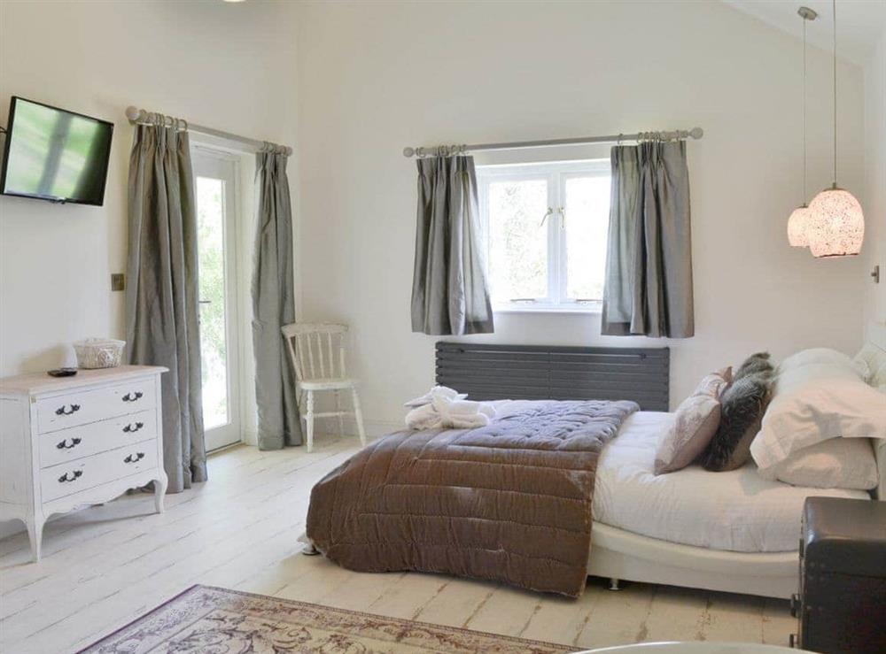 Double bedroom at The Cwtch in Newtown, Powys