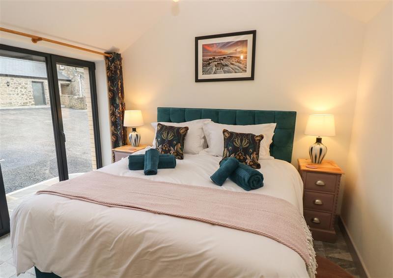 One of the bedrooms at The Cwtch, St Brides Major