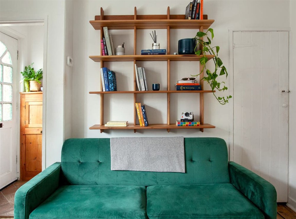 Living area at The Cycling Cottage in All Surrey, England