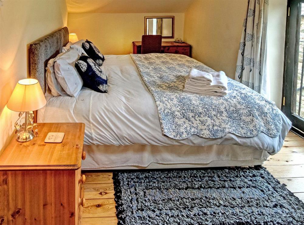 Comfortable double bedroom at The Dairy in Beck Hole, near Goathland, North Yorkshire