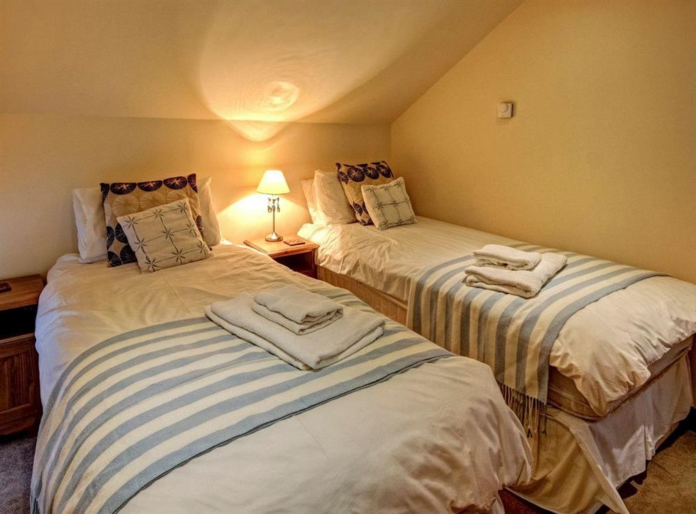 Good-sized twin bedroom at The Dairy in Beck Hole, near Goathland, North Yorkshire