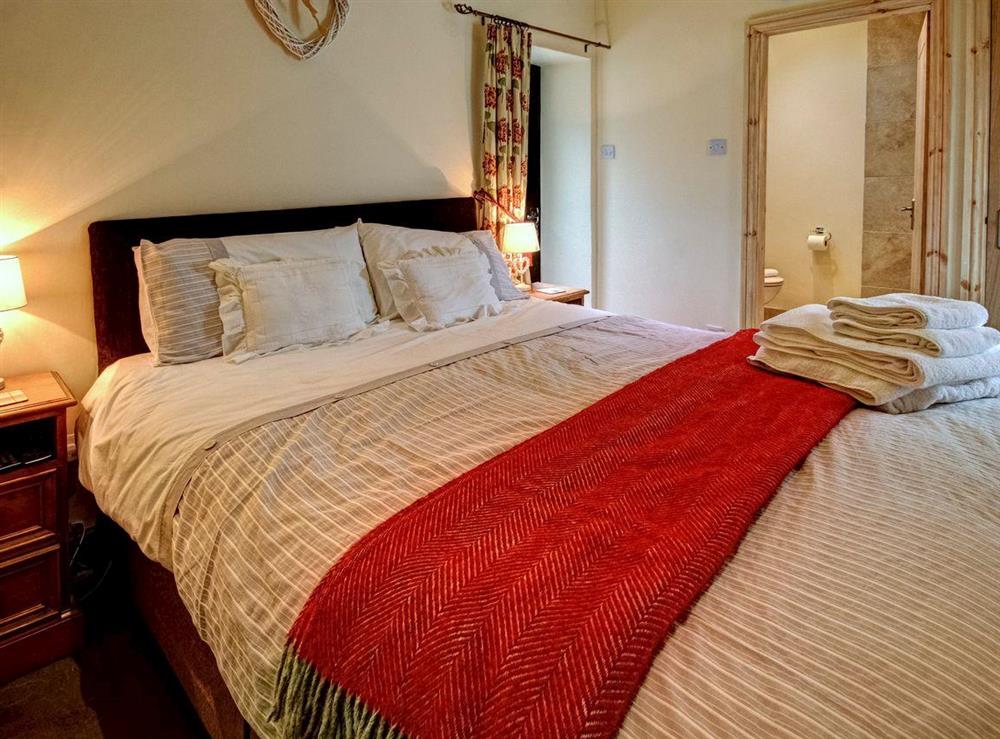 Restful second double bedroom at The Dairy in Beck Hole, near Goathland, North Yorkshire