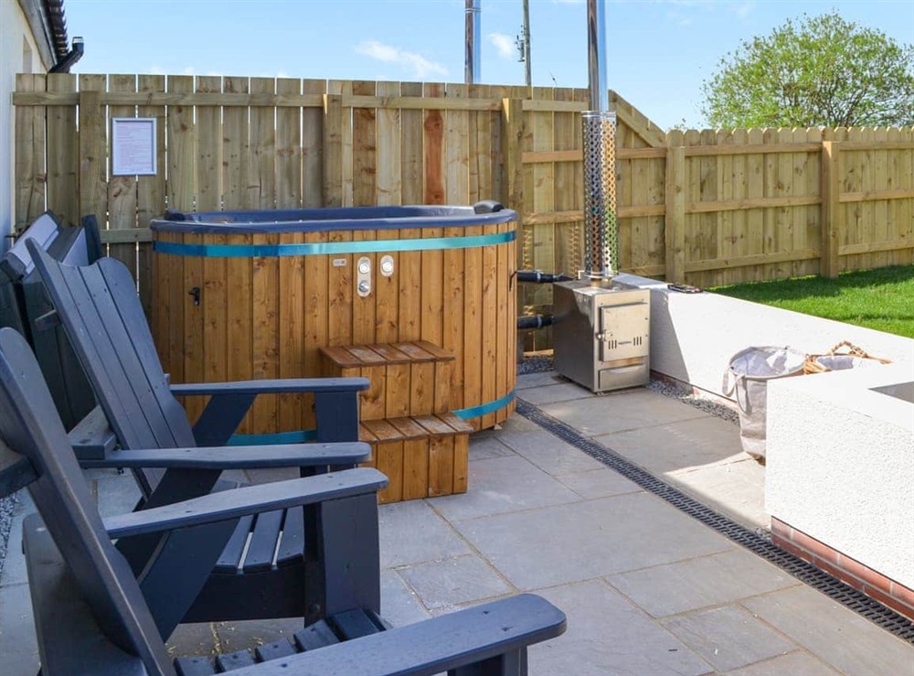 Hot tub at The Dairy in Bempton, near Bridlington, North Humberside