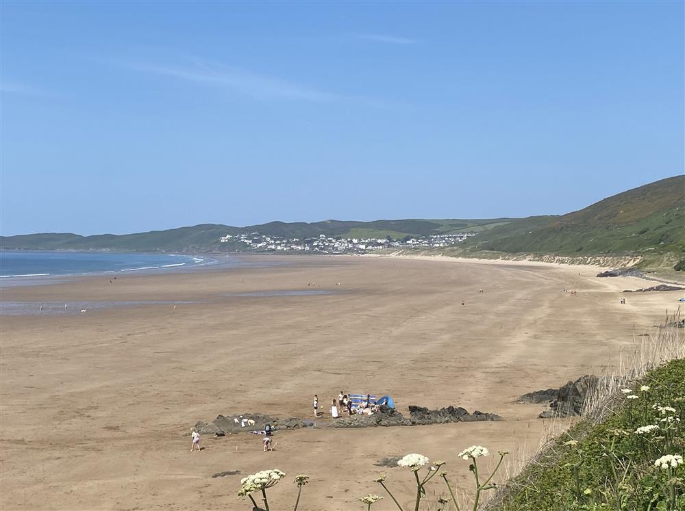 Golden sands to be enjoyed at nearby Putsborough Beach at The Dairy, Braunton 