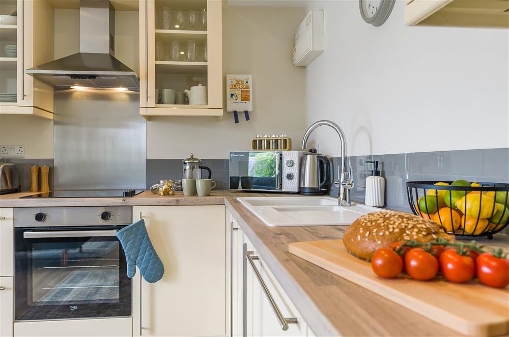 The Dairy has a well-equipped kitchen with space for easy meal preparation at The Dairy, Braunton 