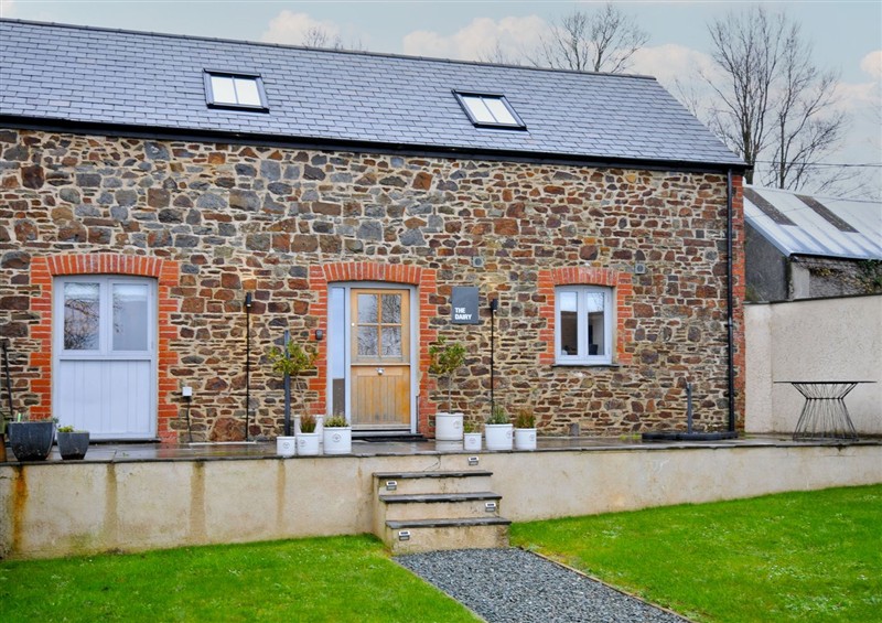 The setting at The Dairy, Bridgerule