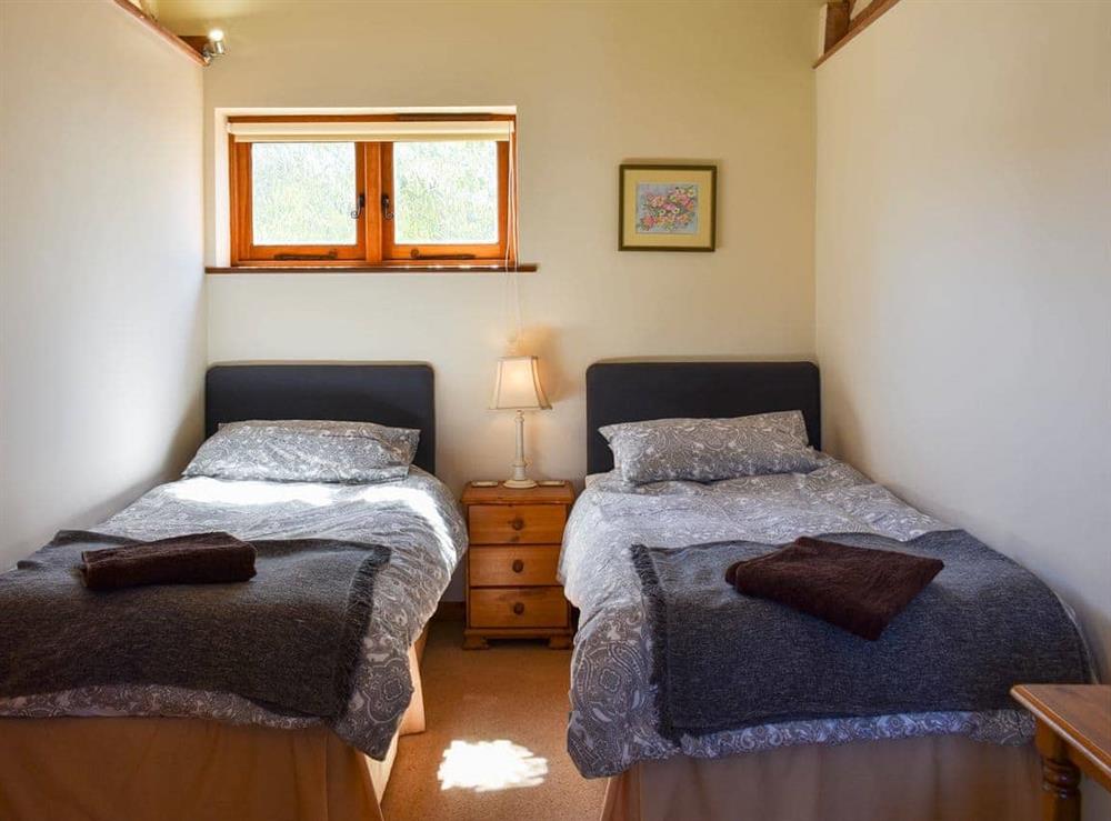 Twin bedroom at The Dairy in Compton, near Chichester, West Sussex