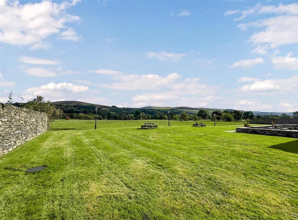 Garden and grounds at The Dairy in Corwen, Denbighshire