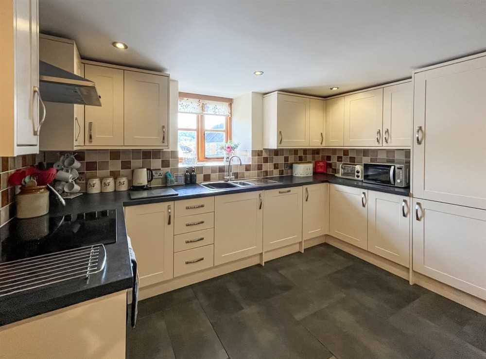 Kitchen at The Dairy in Corwen, Denbighshire