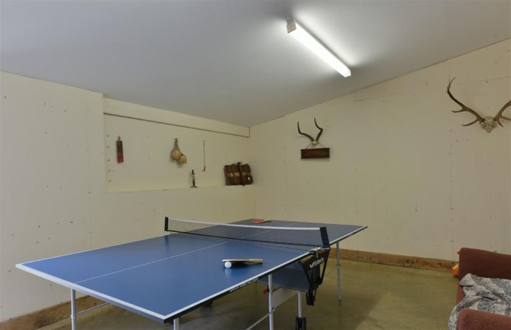 Games room at The Dairy, Freston