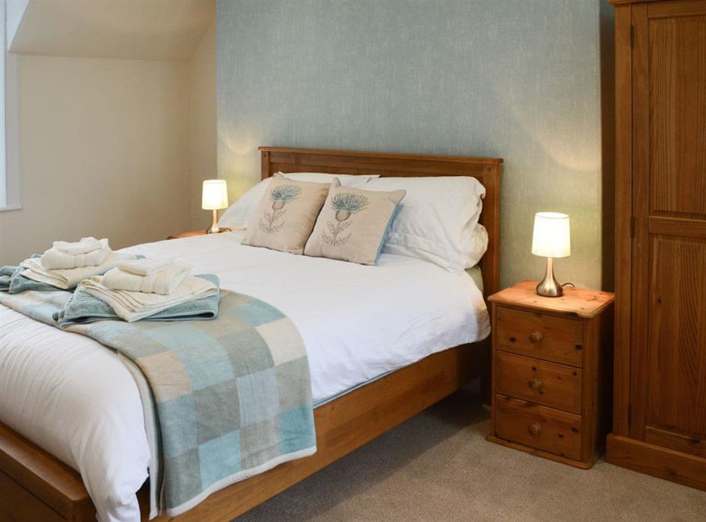 Comfortable double bedroom at The Dairy House in Newton Stewart, near Wigtown, Wigtownshire