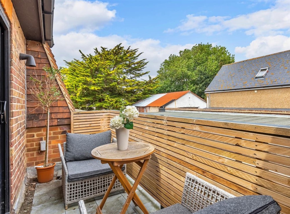 Balcony at The Dairy Loft in Selsey, West Sussex