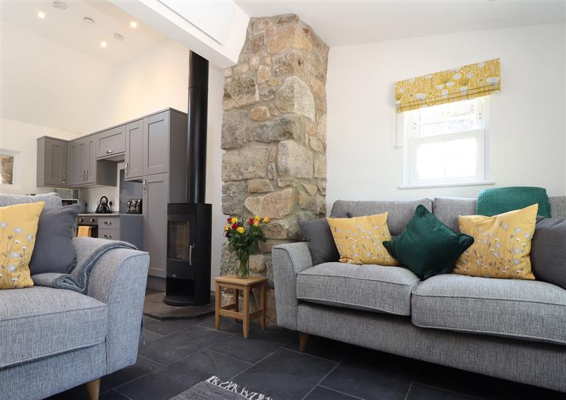 Relax in the living area at The Dairy, Trenear near Helston
