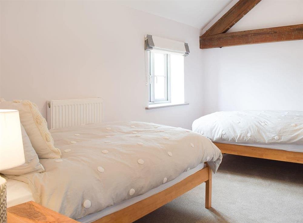 Twin bedroom at The Dairy in Whitchurch, Shropshire