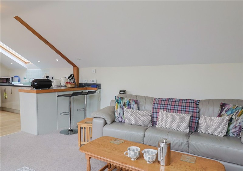 The living area at The Dairy, Wyke Nr. Axminster