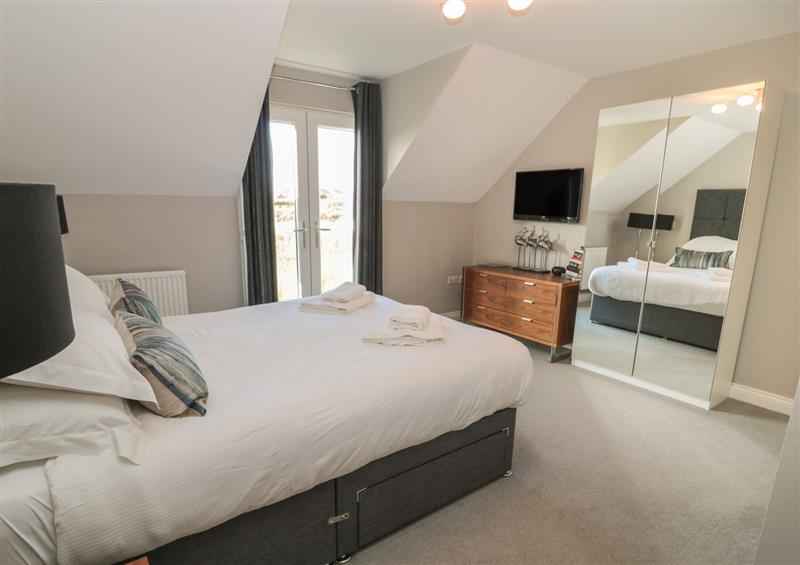 One of the bedrooms at The Deck House, Beadnell