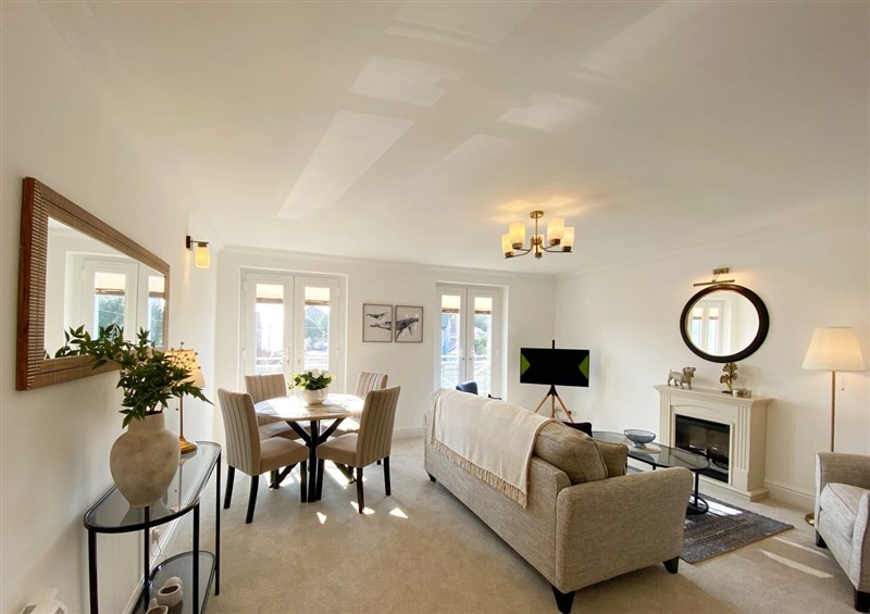 This is the living room at The Degas Sea View Suite, Torquay