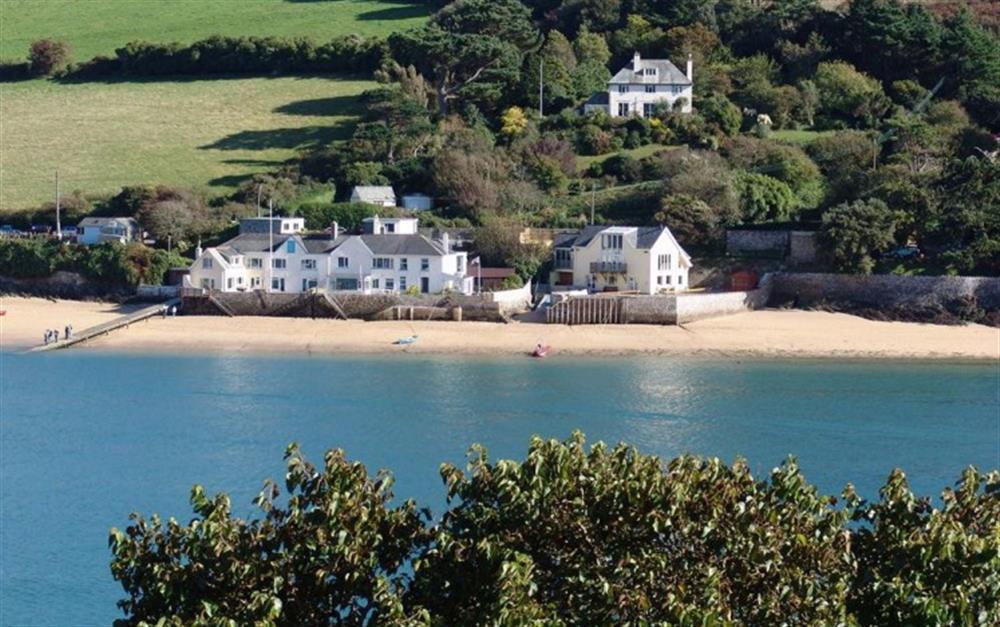 The wonderful sandy beaches on the East Partlemouth side, reached by passenger ferry. at The Dell Studio Apartment in Salcombe