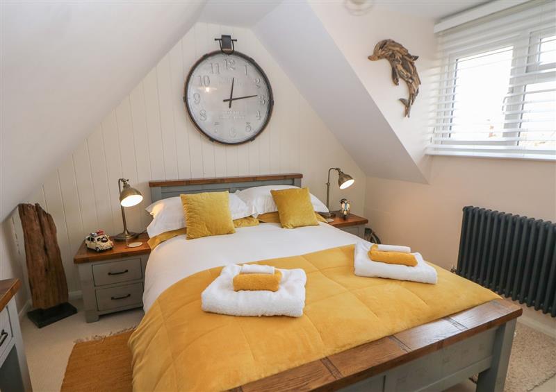 One of the 2 bedrooms at The Den, High Hawsker near Whitby