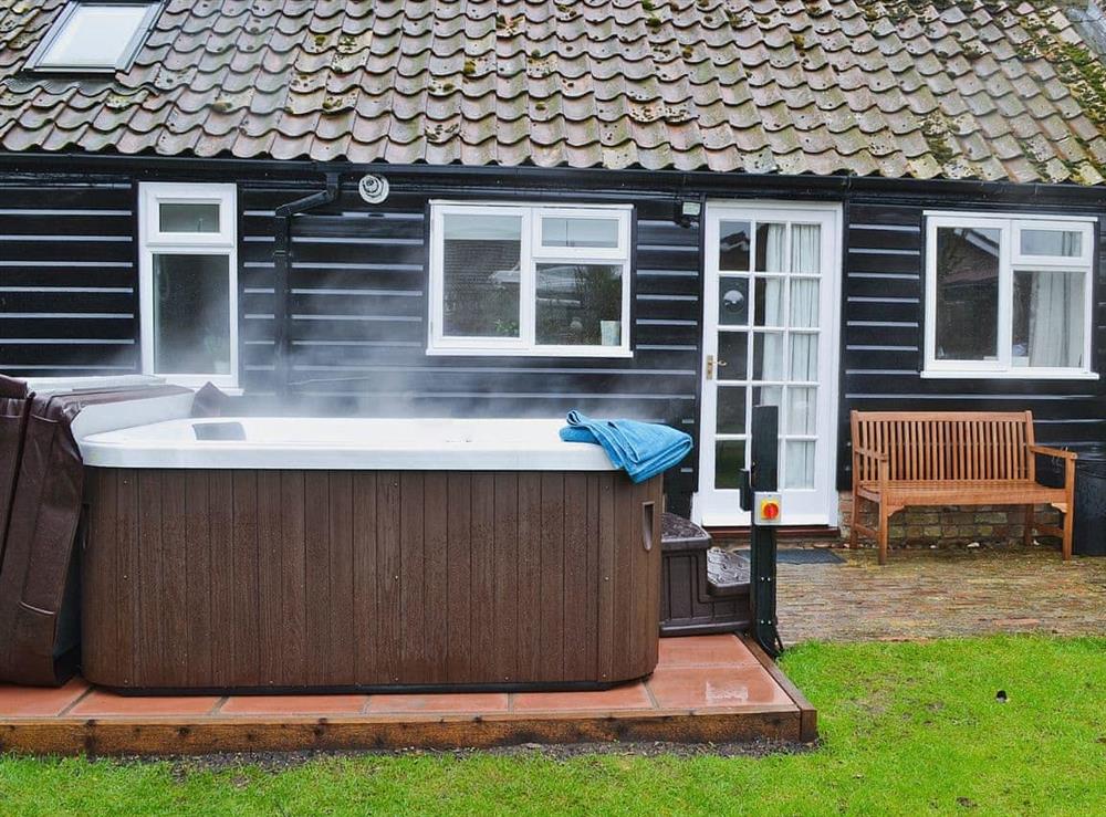 Hot tub at The Den in Little Downham, near Ely, Cambridgeshire