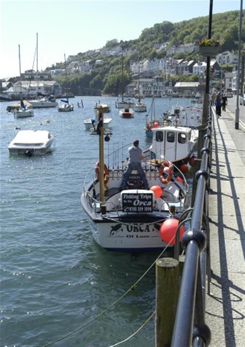 Fishing trips are a great attraction at The Den in Looe