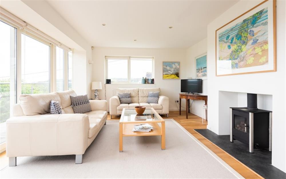 Enjoy the living room at The Devon House in Newton Ferrers