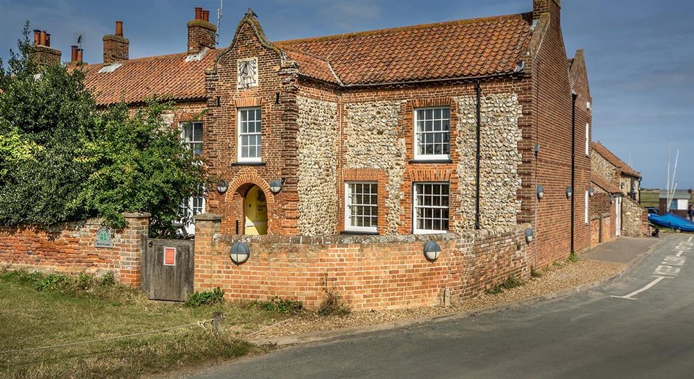 The exterior of The Dial House, Norfolk at The Dial House in Brancaster Staithe, Norfolk