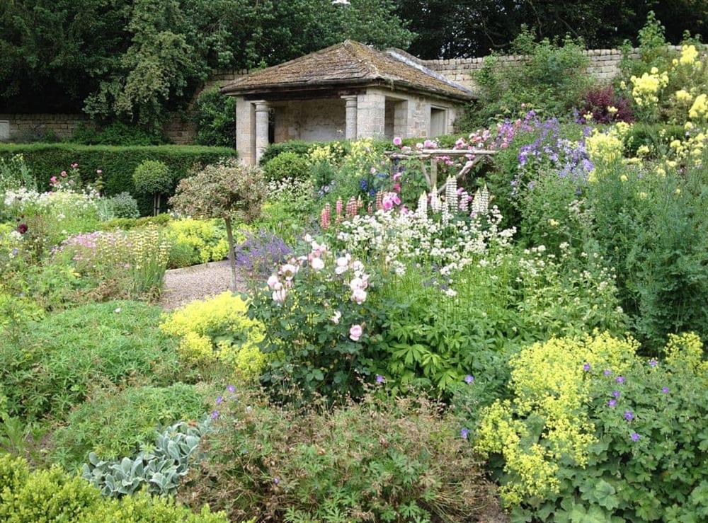 Glorious garden areas at The Dovecote in Harrogate, Yorkshire, North Yorkshire