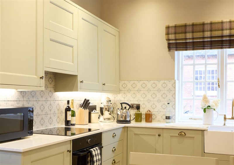 The kitchen at The Dovecote, Hopton