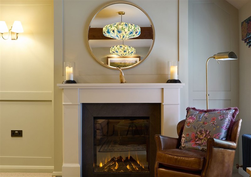 This is the living room at The Dovecote, Hopton