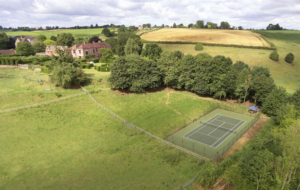 Guests staying at The Dovecote are welcome to use the hard surface tennis court in the grounds of Pauntley Court