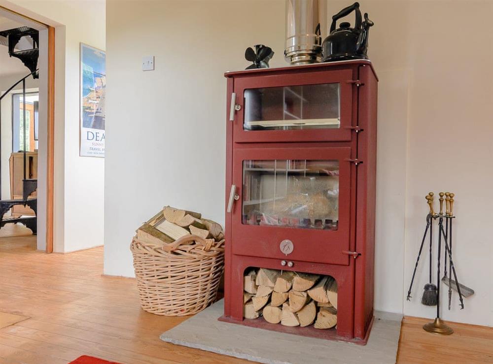 Wood burner at Willow Tree House,