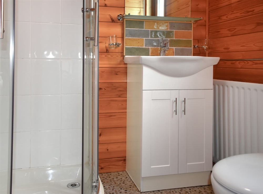 Bathroom at The Dragons Den in Ilfracombe, Devon