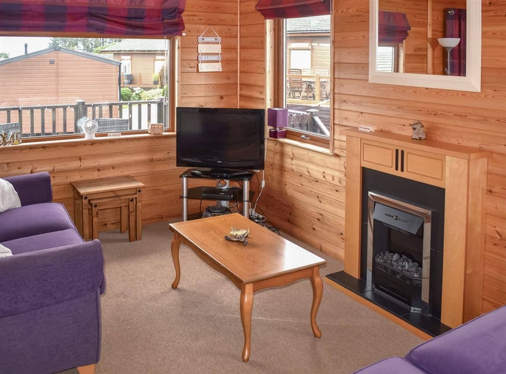 Open plan living space at The Dragons Den in Ilfracombe, Devon