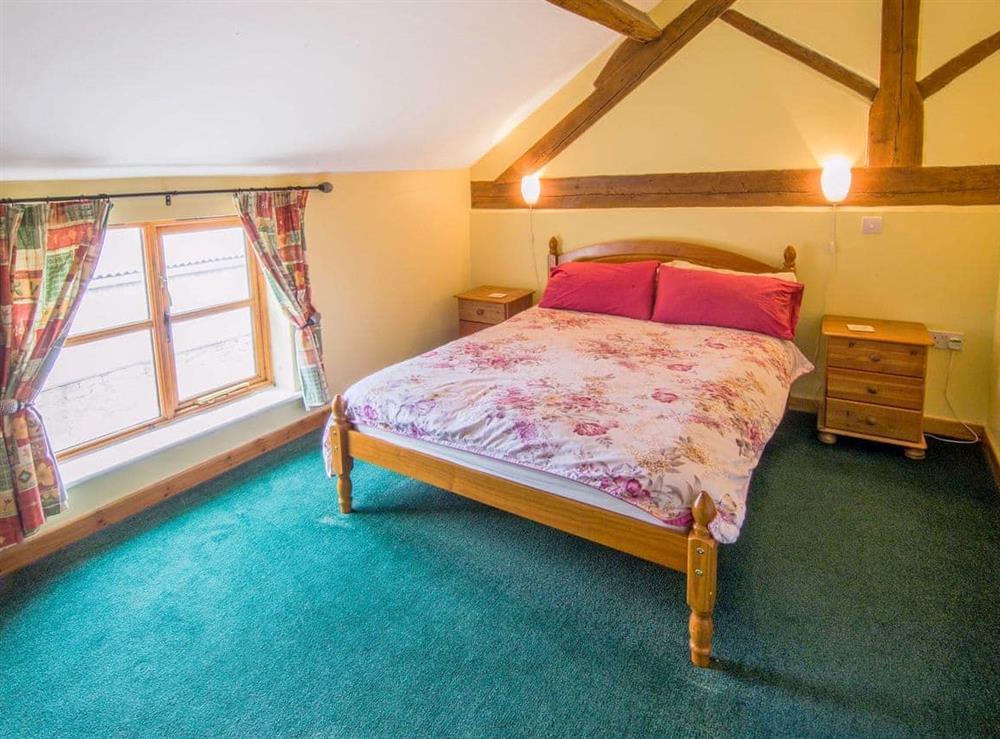 Comfortable double bedroom at The Drift House in Coddington, near Chester, Cheshire