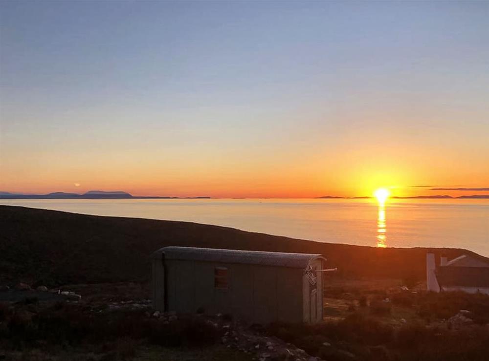 View at The Drift Shepherds Hut in Gairloch, Ross-Shire