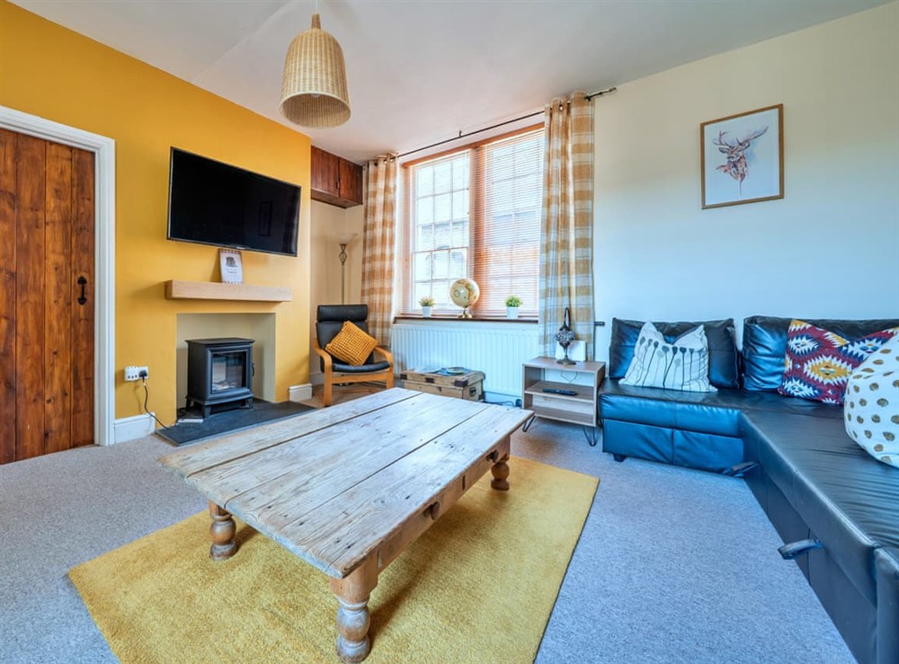 Living area at The Driftwood Retreat in Brecon, Powys