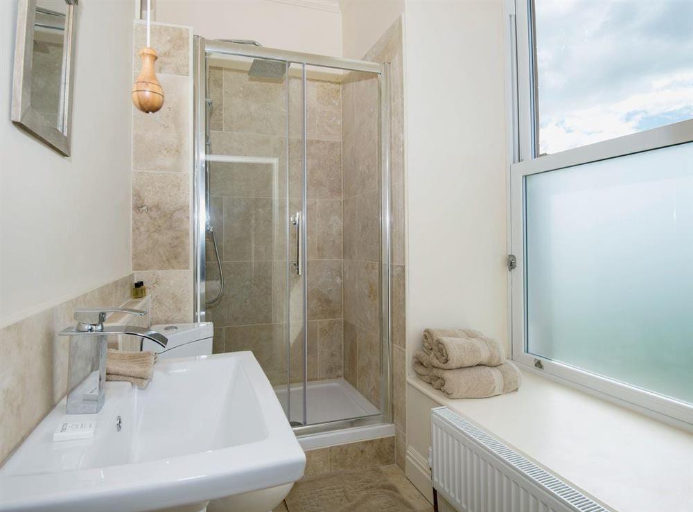 En-suite with shower at The Duchy in Kirkcudbright, Kirkcudbrightshire