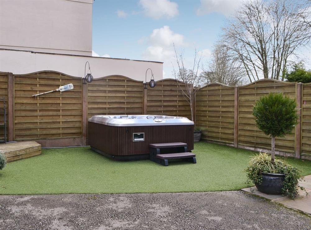 Hot tub at The Dun Cow in Bishop Middleham near Durham, County Durham, England