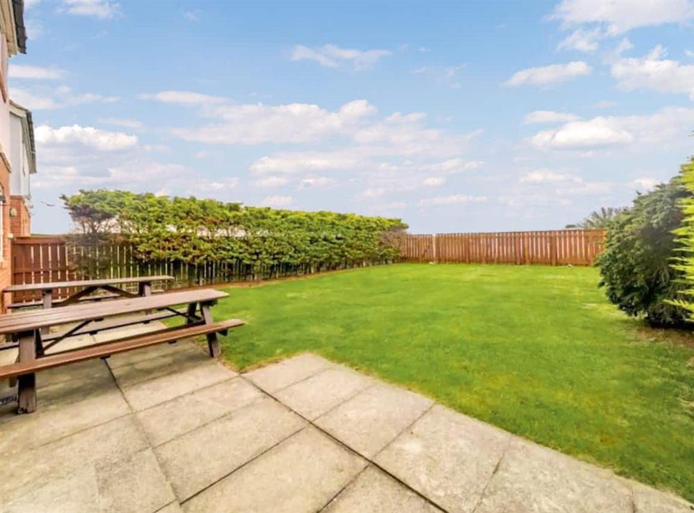 Patio at The Dunes in Beadnell, Northumberland