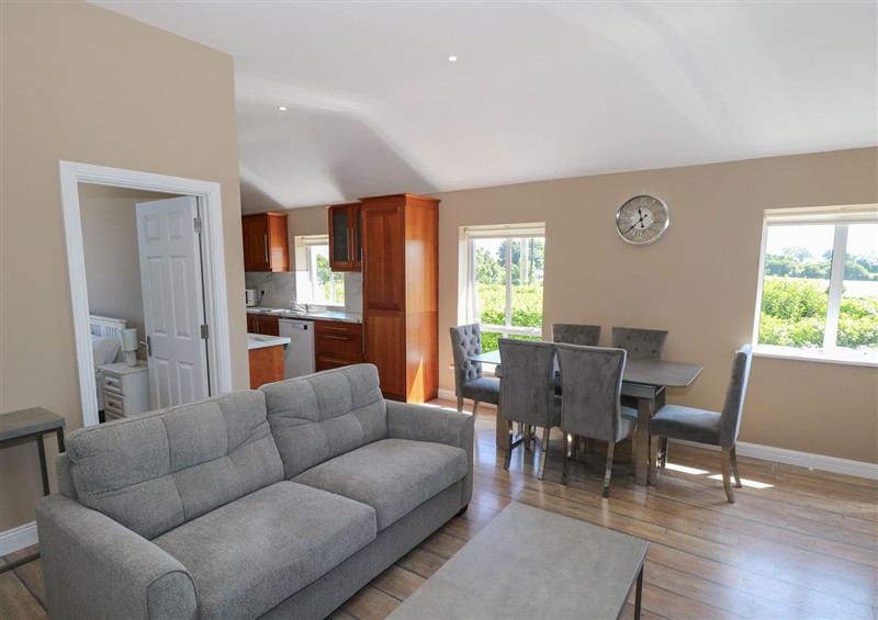 Relax in the living area at The East Wing Apartment, Carrowkilleen near Claremorris