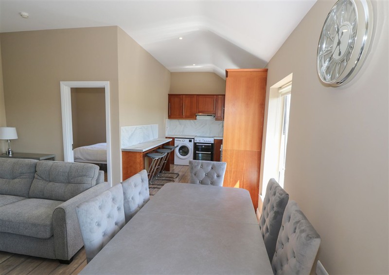 The living area at The East Wing Apartment, Carrowkilleen near Claremorris