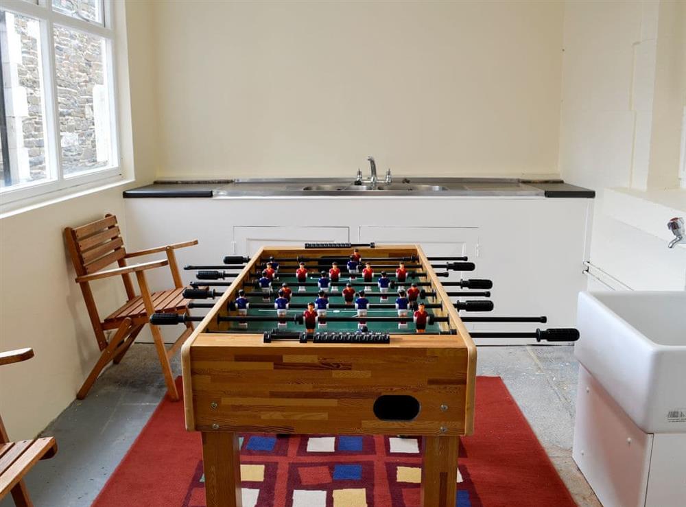 Games room at The East Wing at Grove Hall in Bodfari, near Denbigh, Denbighshire
