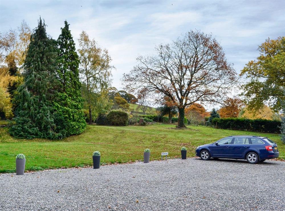 Private parking for 6 cars at The East Wing at Grove Hall in Bodfari, near Denbigh, Denbighshire