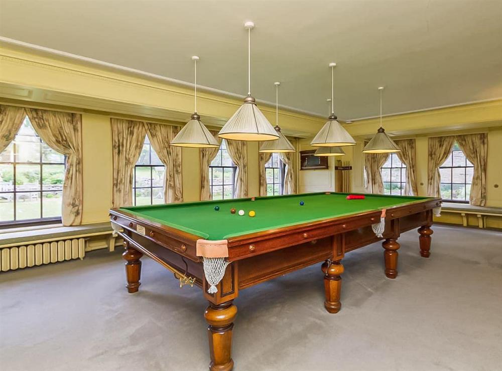 Games room at The East Wing in Whalton, near Morpeth, Northumberland