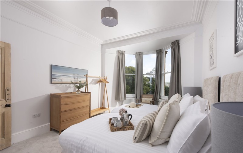 A photo of the bedroom at The Elms, Cornwall