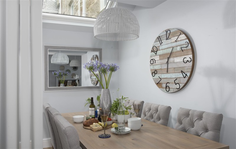The dining room at The Elms, Cornwall