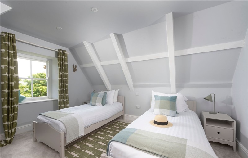This is a bedroom at The Elms, Cornwall