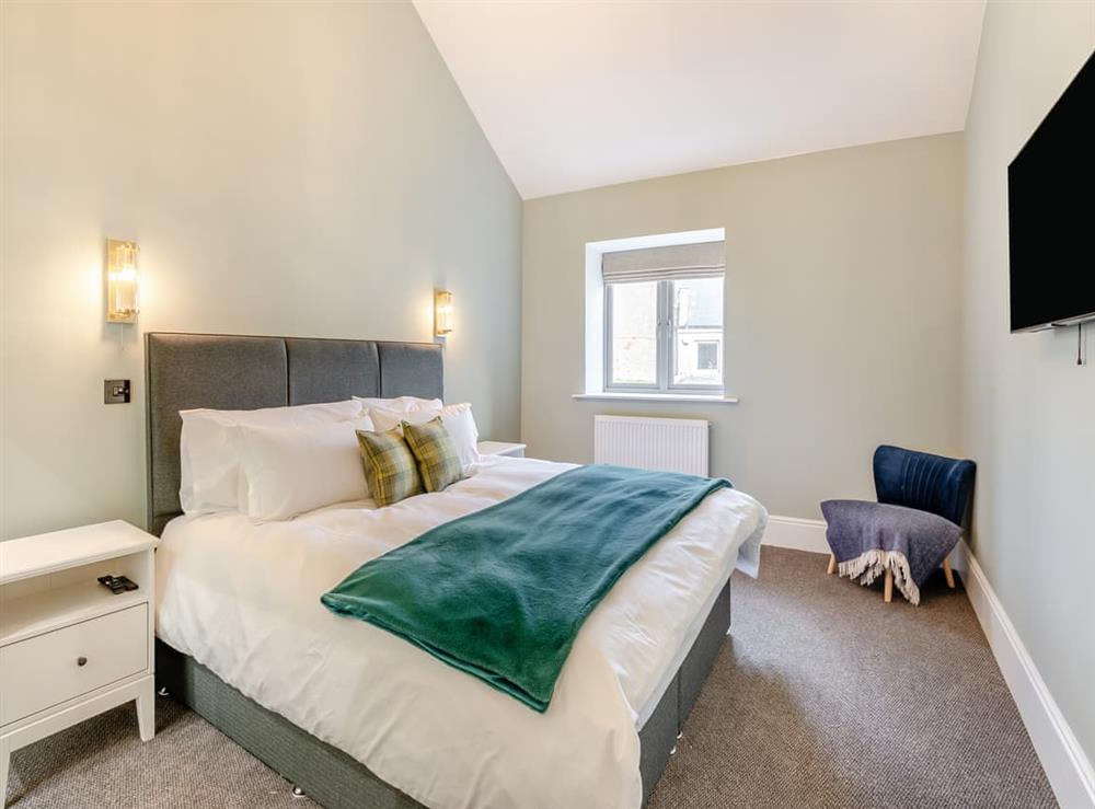 Double bedroom at The Embassy in Eyemouth, Berwickshire